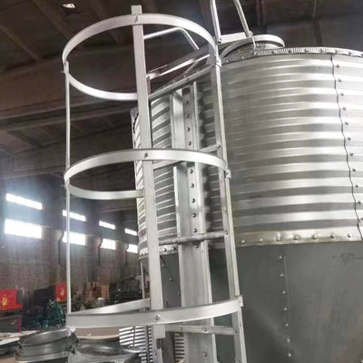 Oluklu Tahıl Depolama Silosu Duvar Sac Rulo Şekillendirme Makinesi Metal Galvanizli Çelik