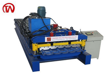 Metal Yapı PPGI PLC Delta Ibr Rulo Şekillendirme Makinesi