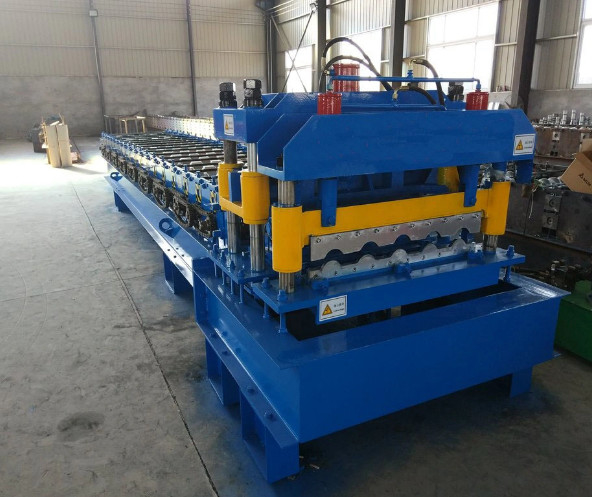 Hidrolik Kesme Sırlı Çini Rulo Şekillendirme Makinesi 1.5-3m / Min Tek Fazlı