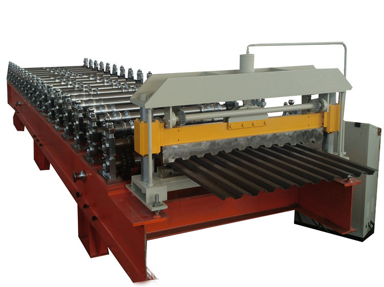 2.5T Duvar Paneli Rulo Yapım Makinesi 50mm Çapa Çaprazlı Hidrolik Kesme