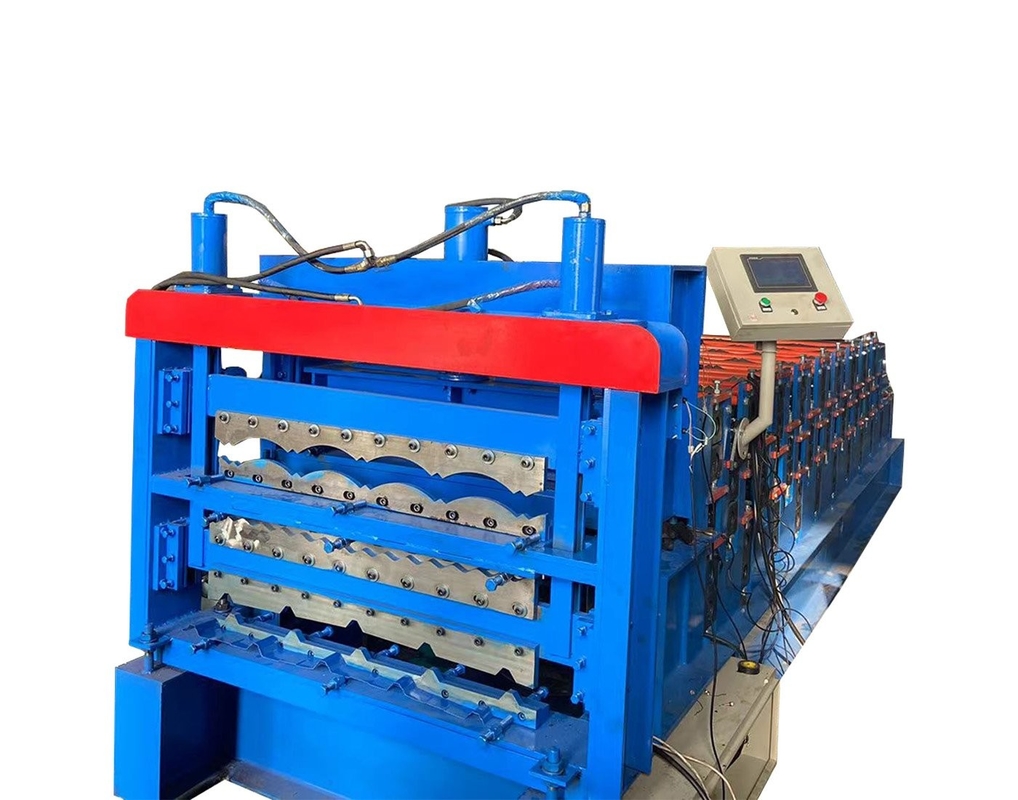 0.8mm Üç Katmanlı Rulo Şekillendirme Makinesi Ibr Oluklu ve Sırlı Karo