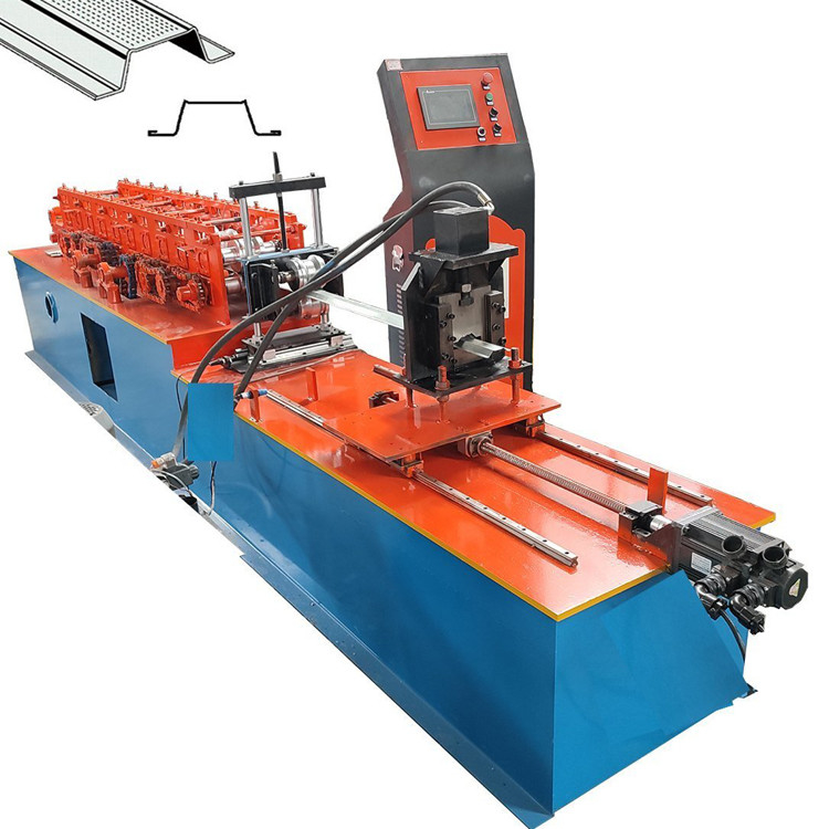 Galvanizli Levha için Alçıpan Omega Profil Hafif Çelik Rulo Şekillendirme Makinesi