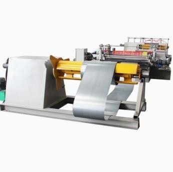 Q235 Karbon Çelik Renkli Çelik Basit Dilme Kesme Makinesi Hattı 0.2 - 3.0mm