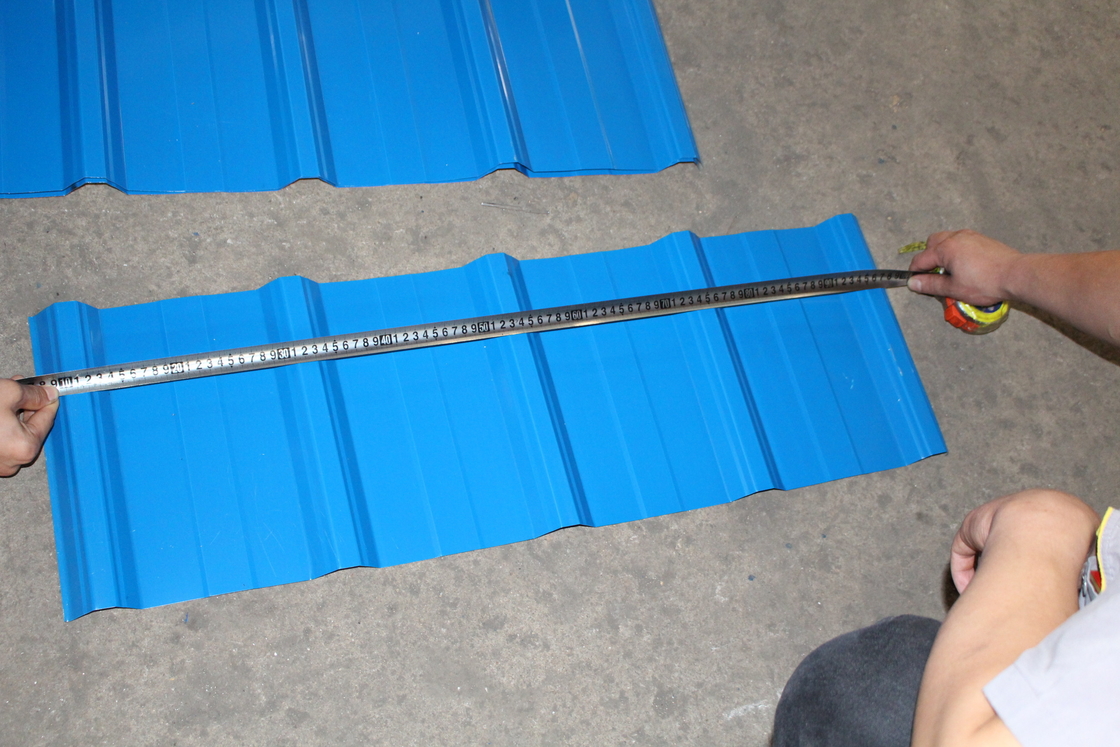Çatı Sayfası Zemin Güverte Sayfası için 840/850 0.6mm Çift Katmanlı Rulo Şekillendirme Makinesi