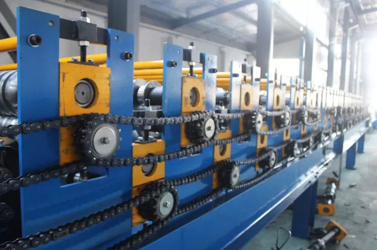 Kiremit Duvar Paneli Çift Katmanlı Rulo Şekillendirme Makinesi Renkli Çelik Galvanizli