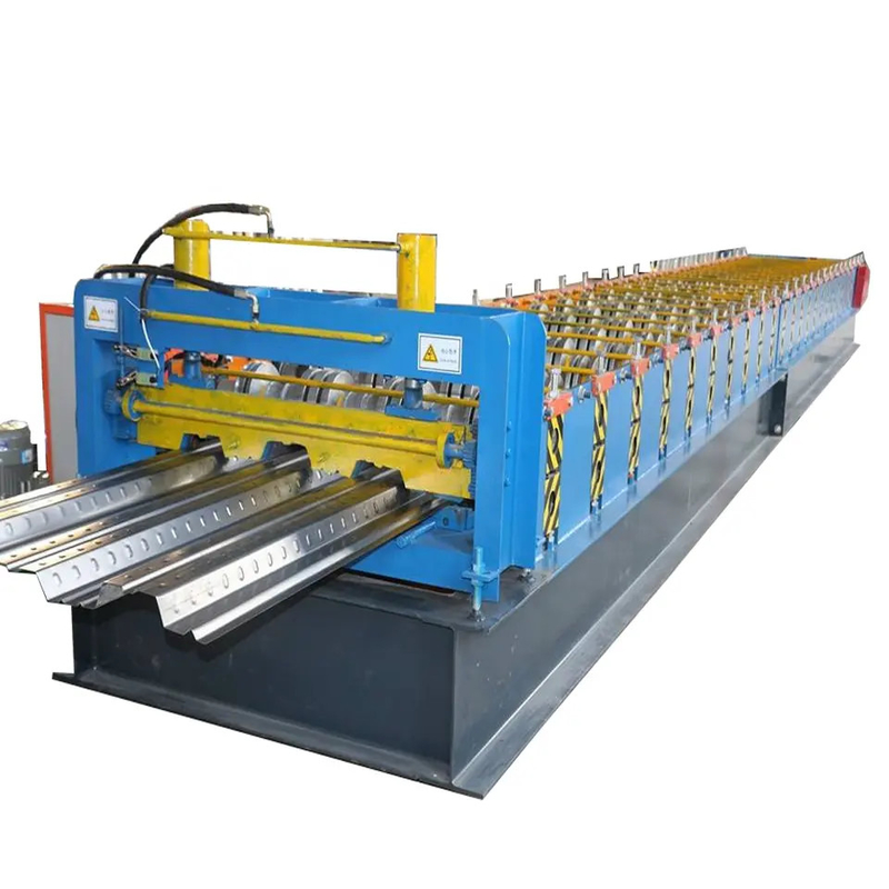 22KW Motor Gücü Çelik Zemin Kaplaması Rulo Şekillendirme Makinesi 10-12m / Dak