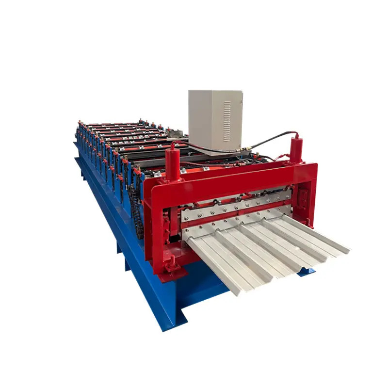 Çift Katmanlı Duvar Paneli Rulo Şekillendirme Makinesi IBR Rulo Şekillendirme Makinesi 7.5kw