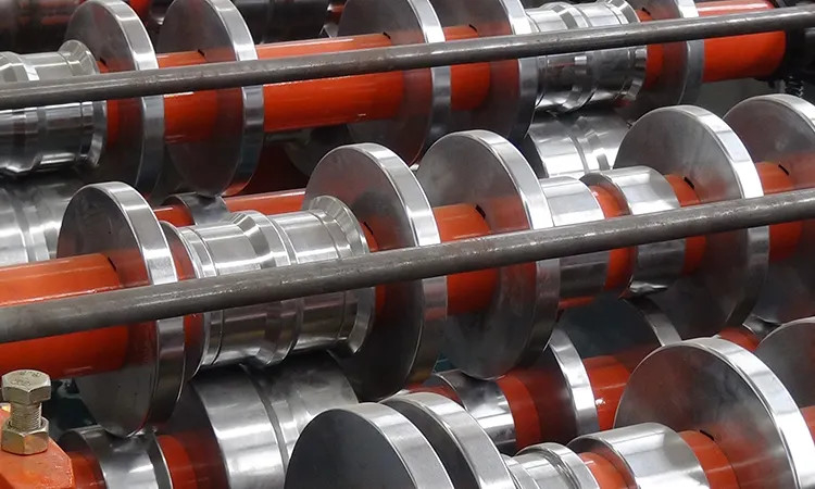 Hidrolik Kesme 8-15m / Dak ile Galvanizli PPGI Çift Katmanlı Rulo Şekillendirme Makinesi