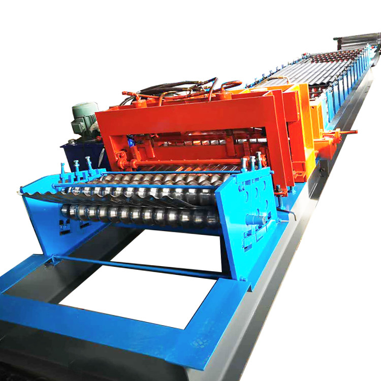 Oluklu Tahıl Depolama Silosu Duvar Sac Rulo Şekillendirme Makinesi Metal Galvanizli Çelik