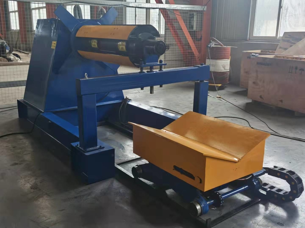 Bobin Arabalı Otomatik Çelik Rulo Açıcı Hidrolik 5 Ton 7 Ton 10 Ton