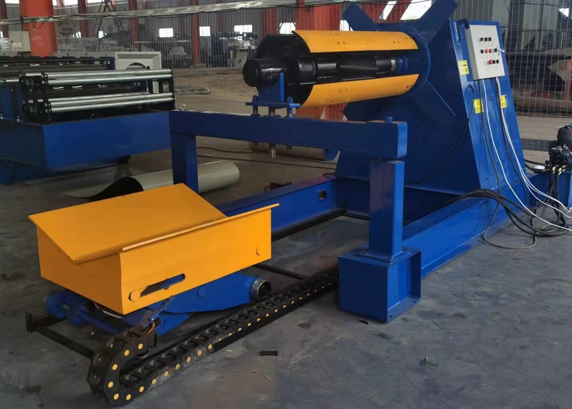 Bobin Arabalı Otomatik Çelik Rulo Açıcı Hidrolik 5 Ton 7 Ton 10 Ton