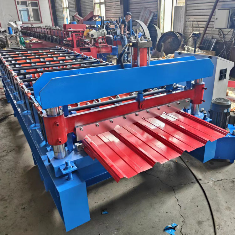 840mm Trapezoid Tipi Kelepçe Yapım Makinesi Hidrolik Kesme