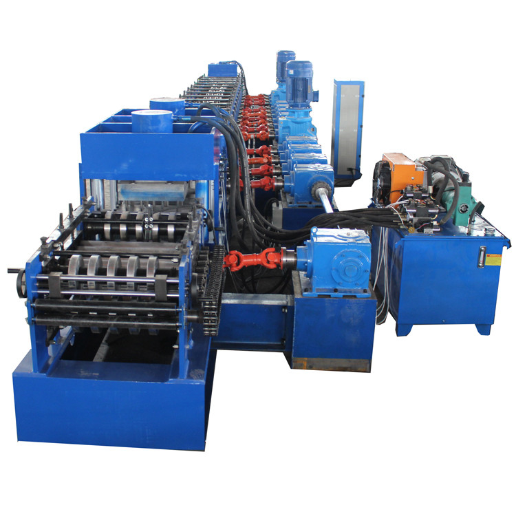 Gcr15 Roller Highway Guardrail Roll Forming Machine 350Mpa Üretim Gücü 380V 50Hz Güç kaynağı