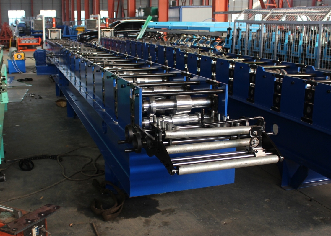 Hidrolik Kısaltma boru rulo şekillendirme makinesi 18 istasyonlu rulo istasyonları 4KW motor gücü