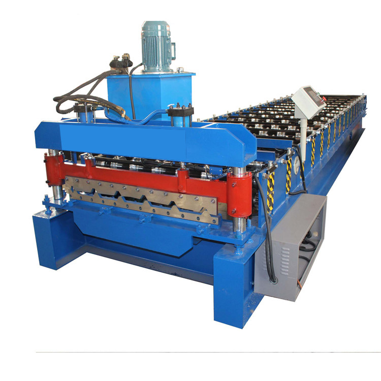 Yüksek Hızlı 45# Alüminyum ve Renkli Çelik için Çelik Çatı Rulo Formasyon Makinesi