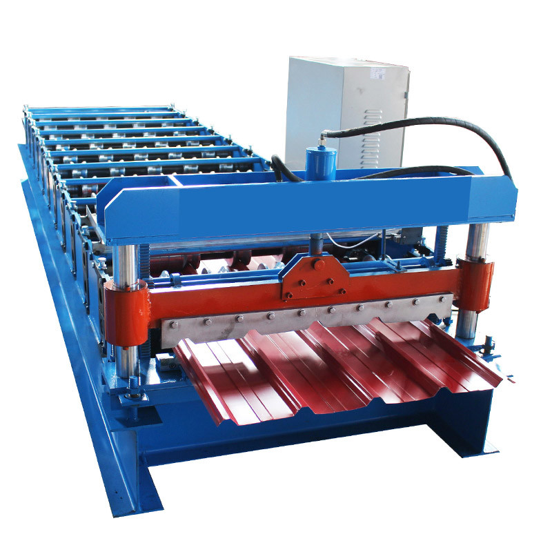 2T Kapasite Zincir Sürücü Çatı Plakası Rulo Formasyon Makinesi 1250mm ve 380V Güçlü