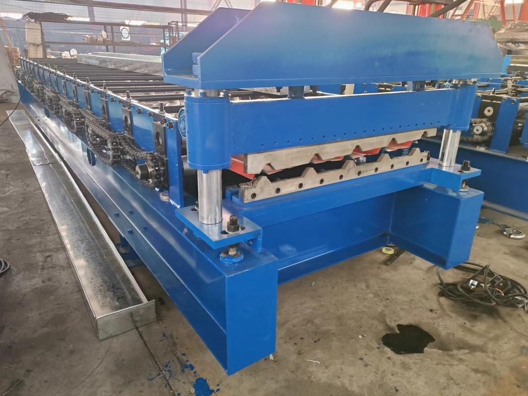 En Yeni Tip Popüler Otomatik Galvanize Alüminyum Renkli Çelik Profili Metal Çatı Yapısı Yapım Makinesi