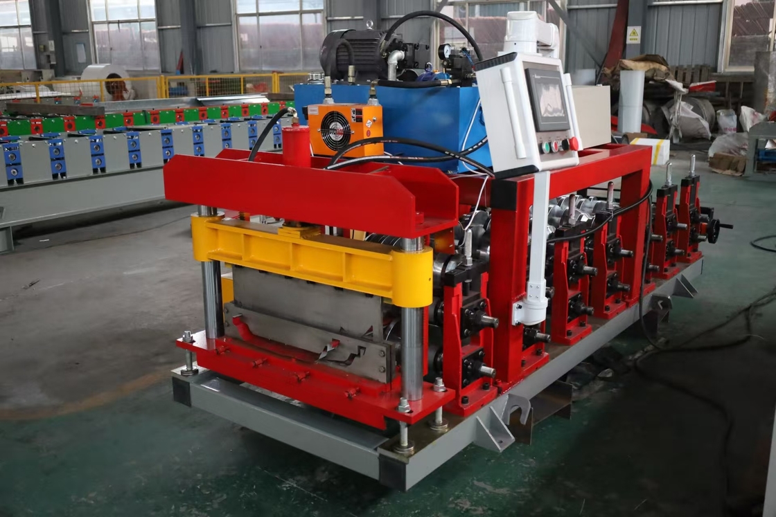 Taşınabilir Snap Lock Standing Seam Roll Forming Machine 0.3-0.8mm Kalınlığı için