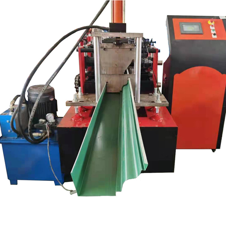 K tarzı dikişsiz Metal Yağmur Çukurları Ogee Çukurları Yerleşim evleri için rulo şekillendirme makinesi