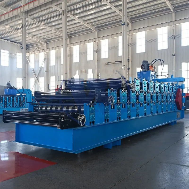 3 In 1 Metal Çelik Ibr Çatı Taşları Üç Profilli Rulo Oluşturma Makinesi Özel