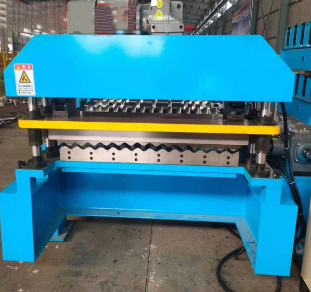 7/8 '' Çatılı Yaprak Üretimi, Gürültülü Panel Çatılı Rulo Yapım Makinesi
