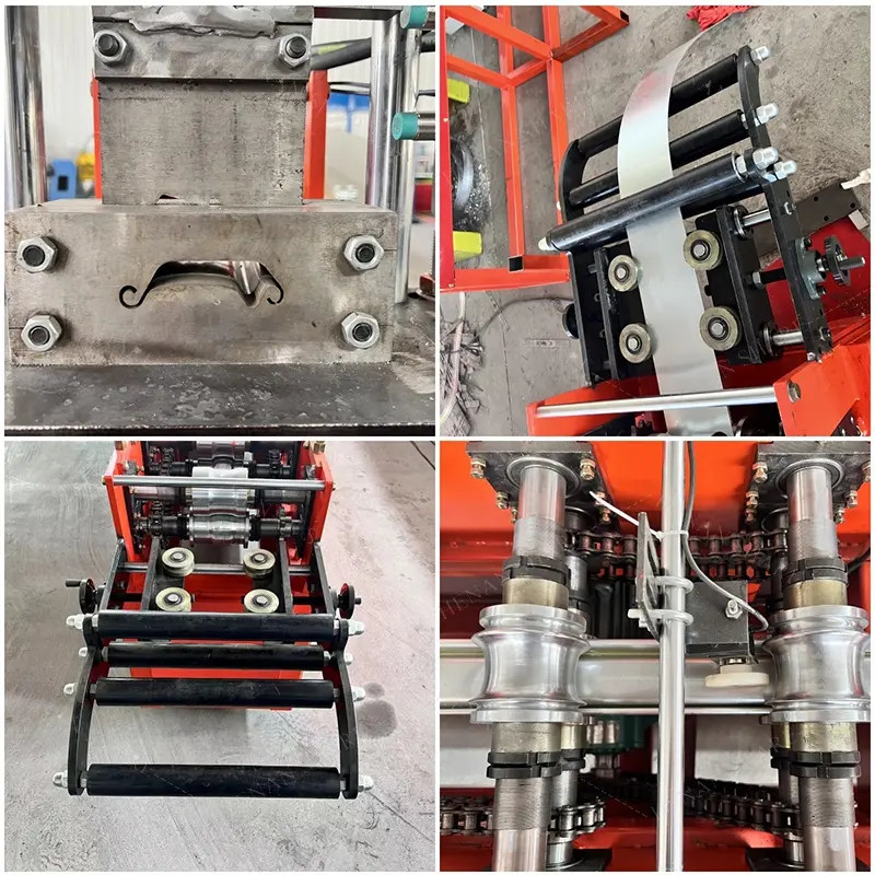 Metal Rulo Çapraz Kapı Yapım Makinesi / Rulo Çapraz Kapı Çerçeve Çelik Çapraz