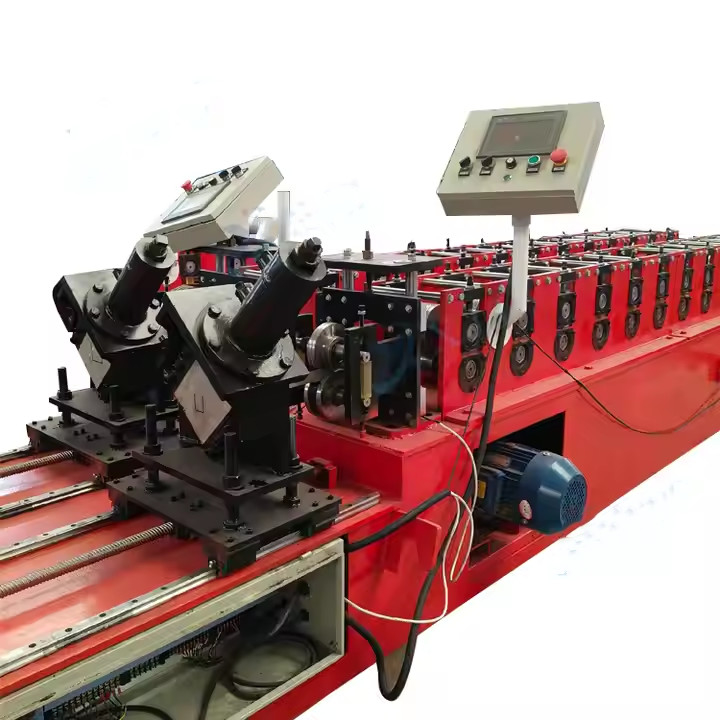 PLC Kontrol Sistemi Çelik İşleme Parçaları Galvanizli U Çizgi Çelik U Kanal Yapısal Çelik C Z U Kanal Profili Purlin Roll Forming Machine