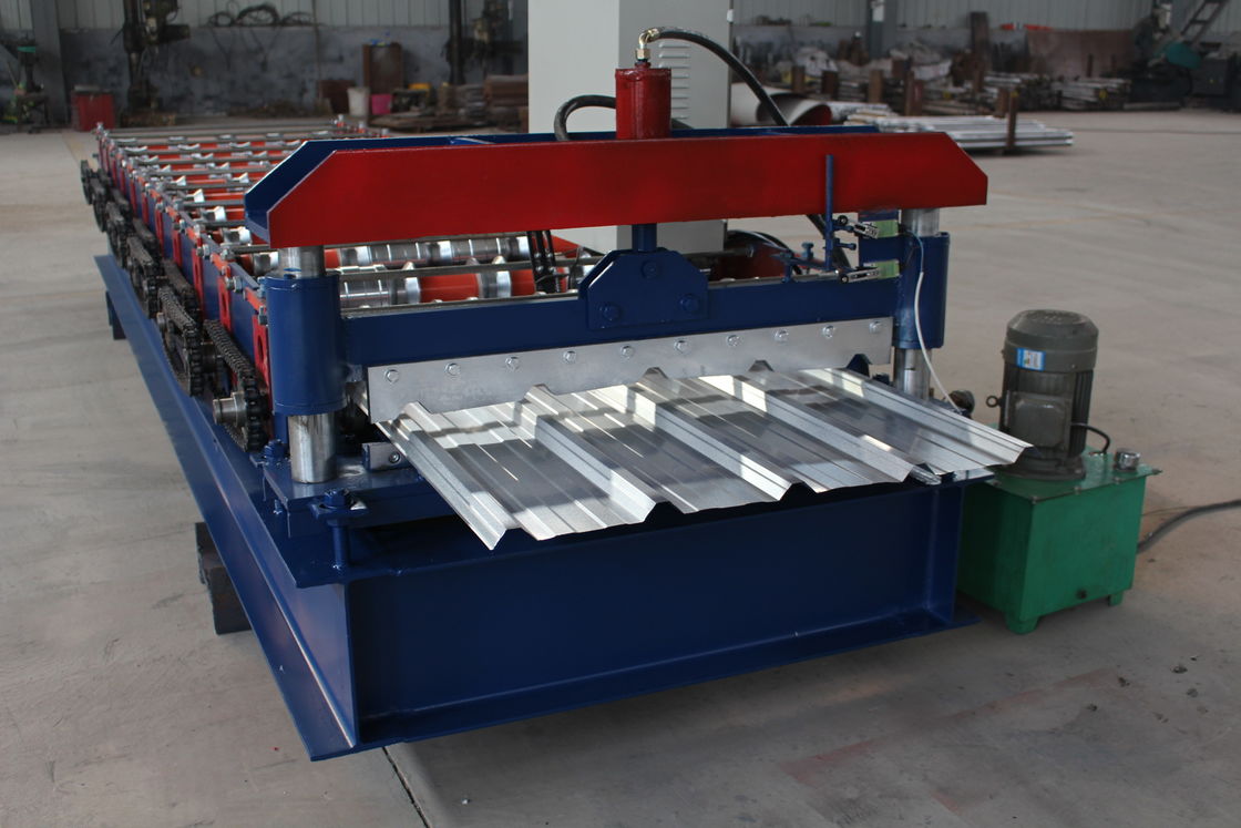 380v 50hz Ribtype Çatı Rulo Formasyon Makinesi 36 Kapsama 3/4 Yüksek Kaburgalar Kolay İşleme