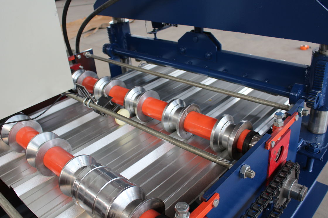 380v 50hz Ribtype Çatı Rulo Formasyon Makinesi 36 Kapsama 3/4 Yüksek Kaburgalar Kolay İşleme