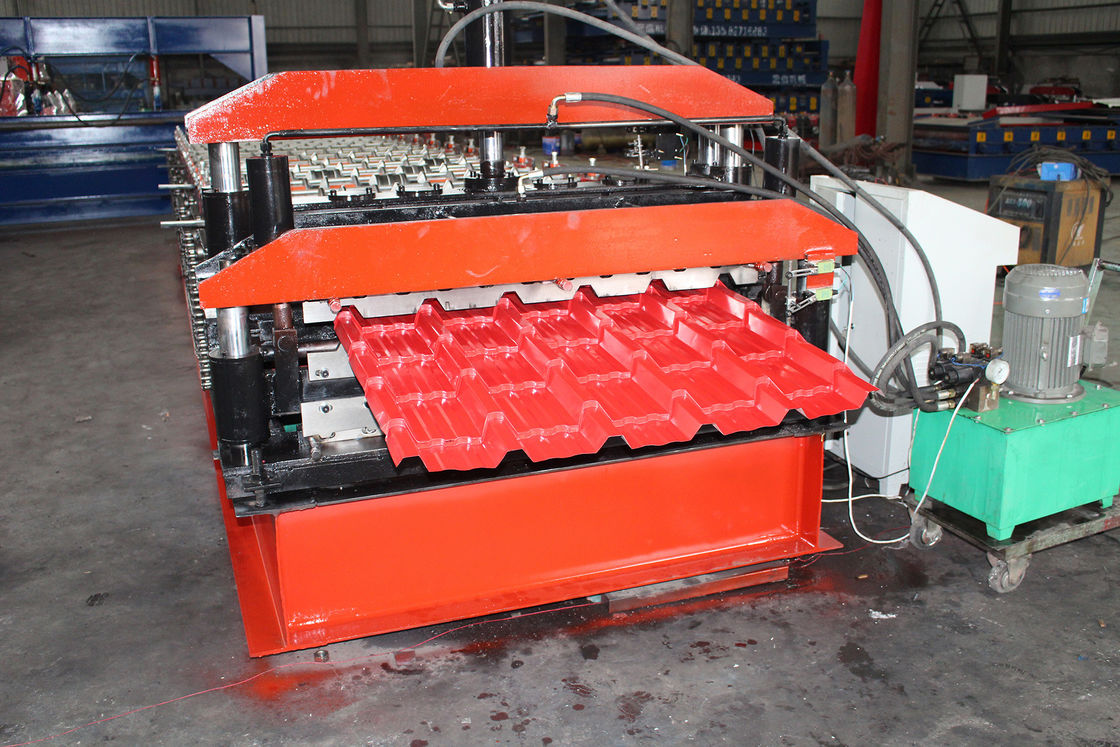 IBR ve Ppgi Panel Çatı için Rulo Oluşturma Makinesi 15m/Min