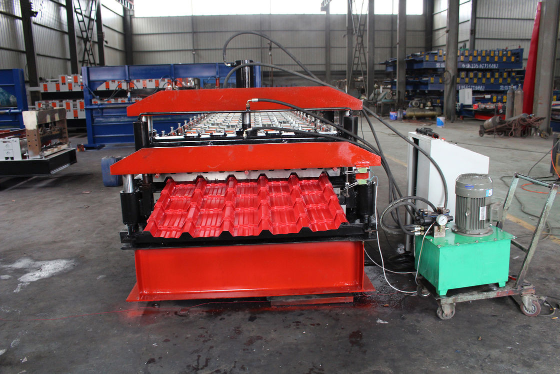 IBR ve Ppgi Panel Çatı için Rulo Oluşturma Makinesi 15m/Min