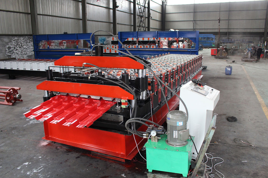 IBR ve Ppgi Panel Çatı için Rulo Oluşturma Makinesi 15m/Min