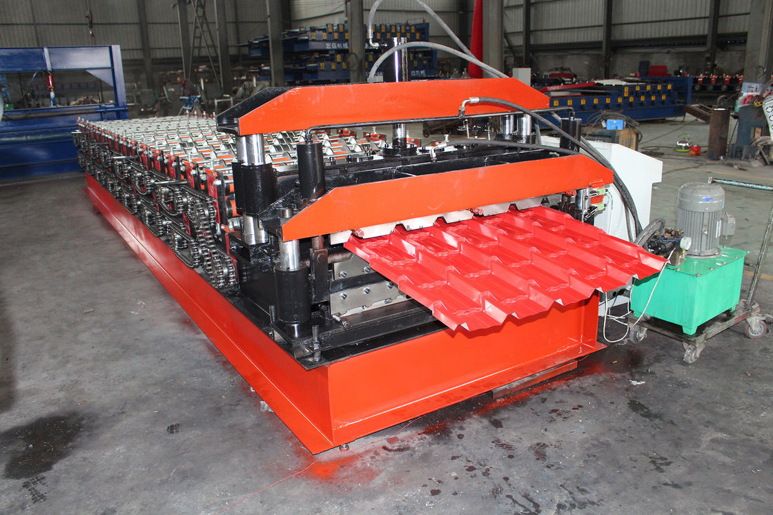 IBR ve Ppgi Panel Çatı için Rulo Oluşturma Makinesi 15m/Min