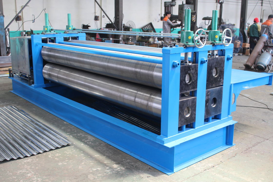 İnce Galvanizli Oluklu Sac Rulo Şekillendirme Makinesi 0.12-0.4mm Namlu