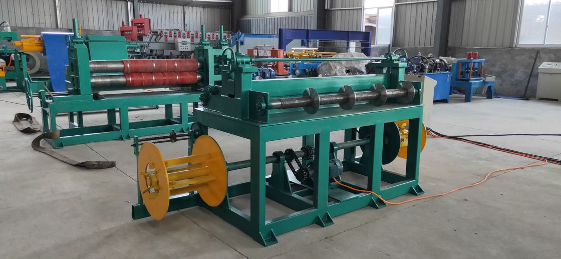 380v 50hz Yüksek Hızlı Çelik Bobin Kesme Kesme Üretim Lini Makinesi Hidrolik Uncoiler ve Recoiler ile