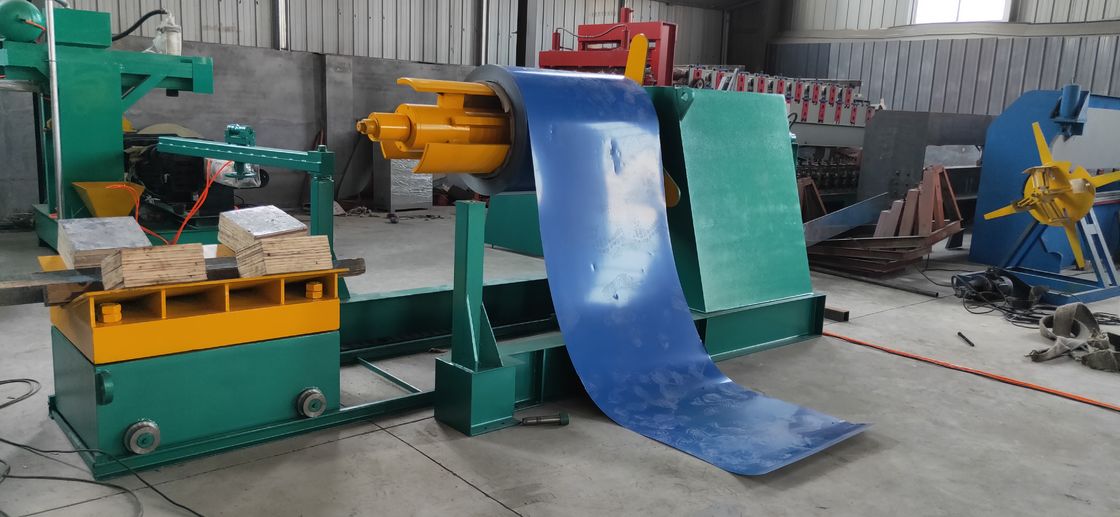 380v 50hz Yüksek Hızlı Çelik Bobin Kesme Kesme Üretim Lini Makinesi Hidrolik Uncoiler ve Recoiler ile