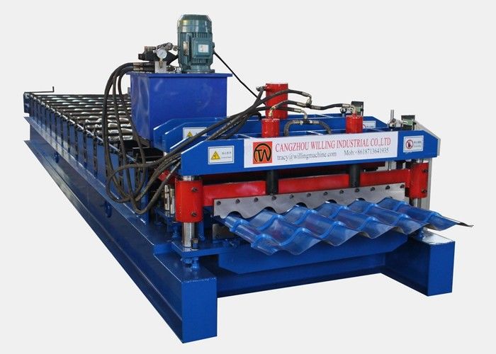 Açık Dekoratif Sırlı Çini Rulo Şekillendirme Makinesi 0.5-0.6mm Kalınlık