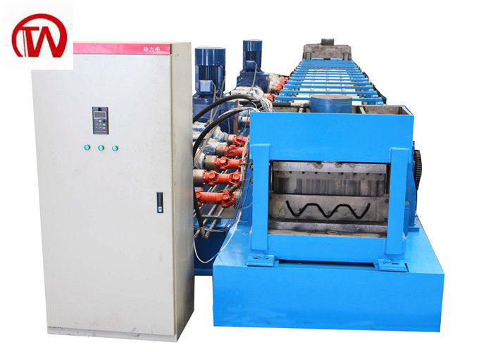 2*22KW ana makine gücü ve dişli kutusu ile PLC kontrollü Otoyol Koruyucu Rulo Formasyon Makinesi