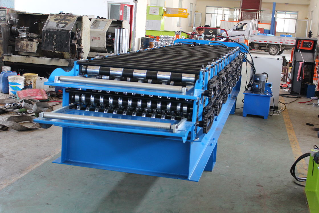 IBR ve Oluklu 0.9mm Çatı Paneli Rulo Şekillendirme Makinesi