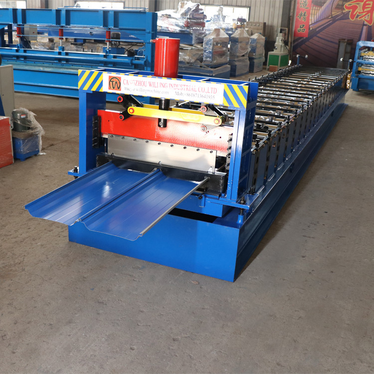 0.5mm Kalınlık İçin Dikişli Galvanizli Sac Çatı Rulo Şekillendirme Makinesi