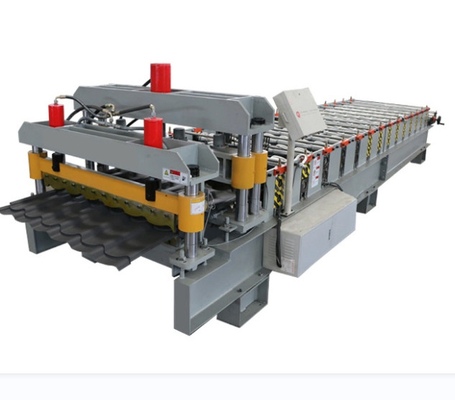 Afrika Popüler Tasarım Gömülü Trapezoidal Çelik Metal Demir Çatı Yaprakları Rulo Formasyon Makinesi