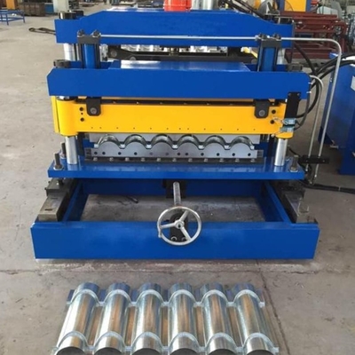 Plc 0.25mm Sırlı Kiremit Rulo Şekillendirme Makinesi 3 Faz