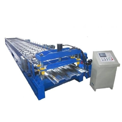 0.6-1.5mm Çelik Nervürlü Panel Zemin Döşeme Soğuk Rulo Şekillendirme Makinesi Ekipmanı