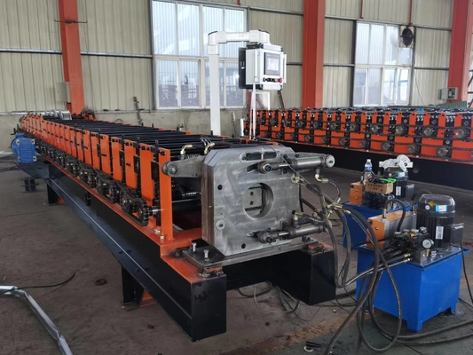 Bina İçin Alüminyum Yağmur Şekillendirme Makinesi Kare ve Yuvarlak Downspout Rulo