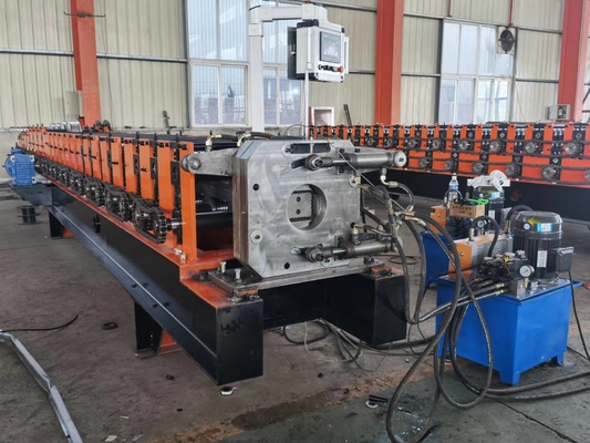 Metal Çatı İniş Borusu Rulo Şekillendirme Makinesi Yağmur Suyu İniş Borusu