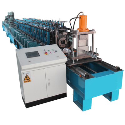 Güneş Paneli Çerçeve Dikme Çubuğu Rulo Şekillendirme Makinesi 41x41mm 41x21mm