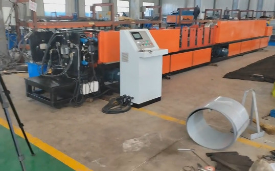 Tam Otomatik İniş Borusu Rulo Şekillendirme Makinesi Yüksek Verimlilik