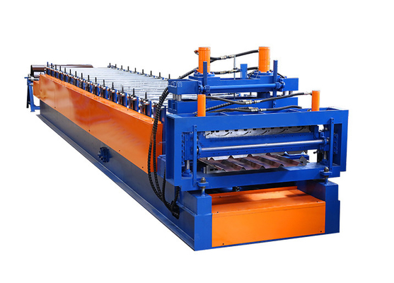 Çift Katmanlı Kiremit Çatı Rulo Şekillendirme Makinesi Metal Kiremit Yapma Makinesi 380volt