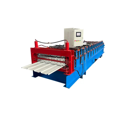 Çift Katmanlı Duvar Paneli Rulo Şekillendirme Makinesi IBR Rulo Şekillendirme Makinesi 7.5kw