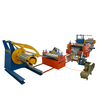 Açıcı ve Sarıcı ile 30m / Min Çelik Rulo Boy Kesme ve Dilme Hattı